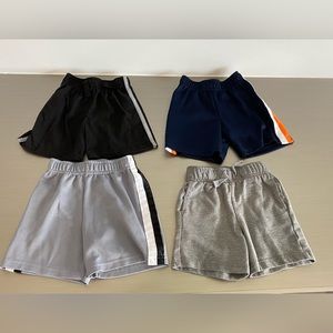Set of 4 boys athletic shorts